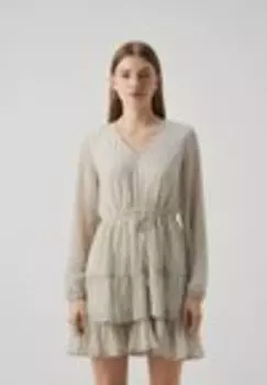 Дневное платье ONLROBEY ISABELLA LIFE V NECK DRESS Only, бежевый