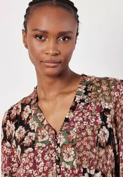 Дневное платье PATCHWORK SHIMMER Apricot, зеленый