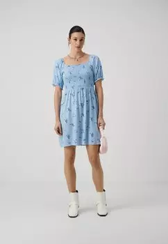 Дневное платье Pcemanuelle Smock Dress Pieces, синий