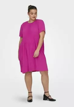 Дневное платье PLISSIERTES CARBADOTTE ONLY Carmakoma, фиолетовый