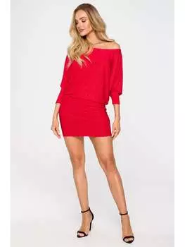 Дневное платье премиум-класса Made Of Emotion, красный