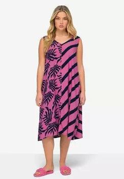 Дневное платье PRINT MIX V-AUSSCHNITT RMELLOS LAURASN, светло-розовый