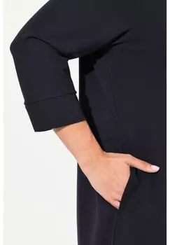 Дневное платье PUNDO DI ROMA 3/4 SLEEVE Ulla Popken, темно-синий