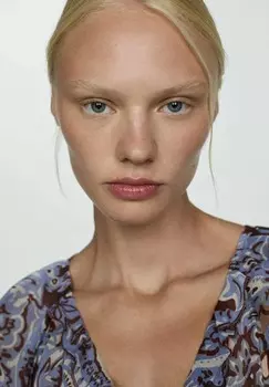 Дневное платье RAMONA Mango, темно-синий