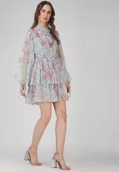 Дневное платье RANDEE Lace & Beads, светло-зеленый