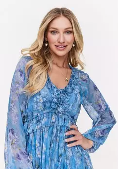 Дневное платье READY TO WEAR Taranko, синий