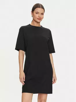 Дневное платье regular fit Armani Exchange, черный