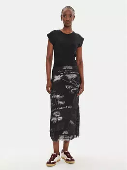 Дневное платье regular fit Desigual, черный