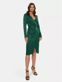 Дневное платье regular fit Guess, коричневый