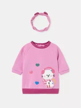 Дневное платье regular fit Mayoral, розовый