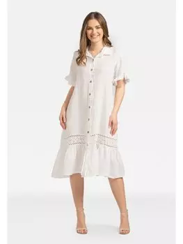 Дневное платье regular fit Perso, белый