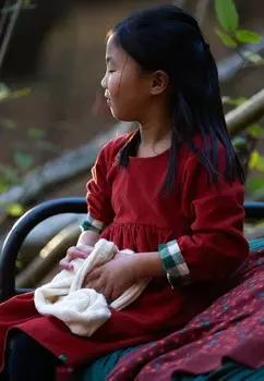 Дневное платье REVERSIBLE POCKET Little Green Radicals, красный