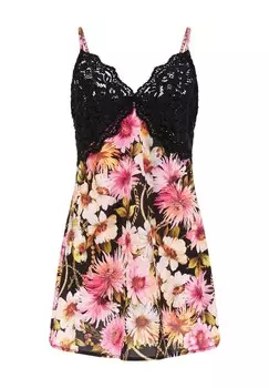 Дневное платье ROSE SLIP BLUMENMUSTER Guess, черный