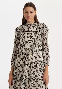 Дневное платье RUBARTEE 3/4 SLEEVE DAY DRESS Lauren Ralph Lauren, крем
