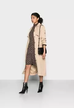 Дневное платье Sally Amber Kaffe, черное/коричневое/bedo petit