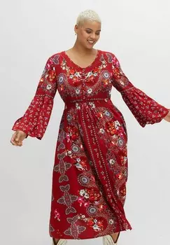 Дневное платье Sheego, красный