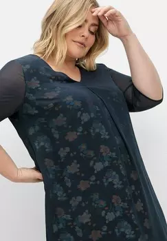 Дневное платье Sheego, темно-синий