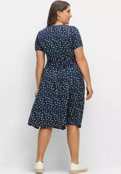 Дневное платье Sheego, темно-синий