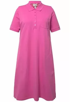 Дневное платье SHORT SLEEVE SIDE Ulla Popken, розовый