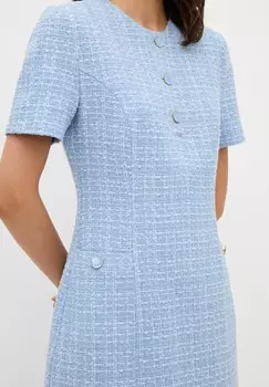 Дневное платье SHORT TWEED adL, синий
