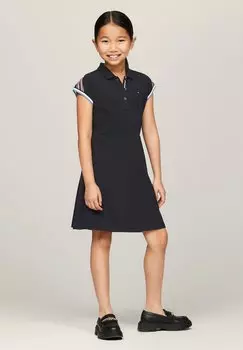 Дневное платье SHOULDER STRIPE Tommy Hilfiger, цвет desert sky