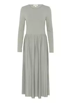 Дневное платье SIMONE PLISS ROUND NECK Soaked in Luxury, зеленый