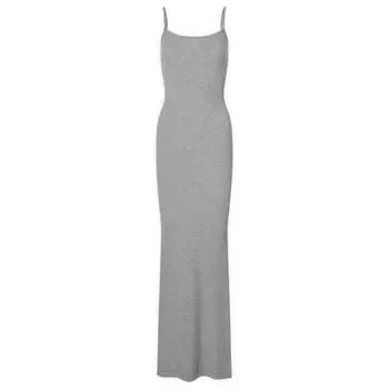 Дневное платье Skims Soft Lounge Long Slip Dress, цвет Heather Grey