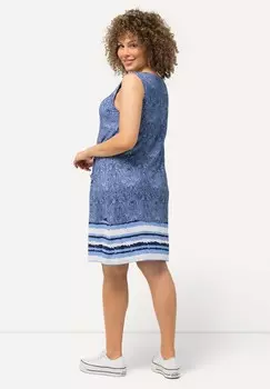 Дневное платье SLEEVELESS PAISLEY SWING Ulla Popken, светло-голубой