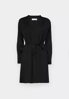 Дневное платье SLFMADDI V-NECK SHORT DRESS Selected, черный
