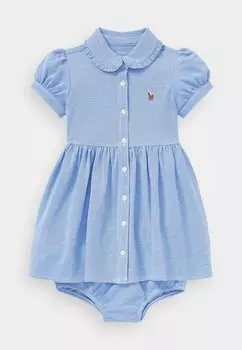Дневное платье SOLID OXFORD DRESSES Polo Ralph Lauren, цвет harbor island blue