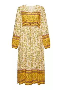 Дневное платье SOMMER MIT BLUMENPRINT CARNEA usha, белый