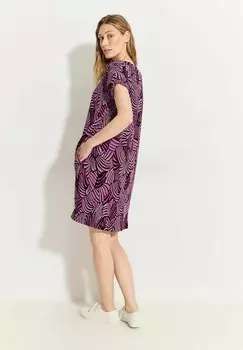 Дневное платье SOMMER MIT PRINT Cecil, цвет Mottled Dark Red