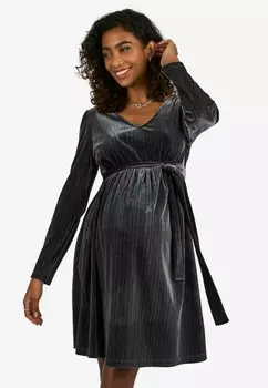 Дневное платье SPARKLE REGULAR FIT JoJo Maman Bb, серый