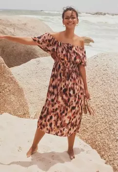 Дневное платье SUMMER REGULAR FIT Next, коричневый