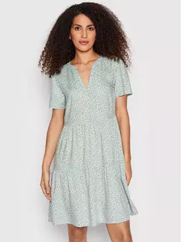 Дневное платье свободного кроя Only, зеленый