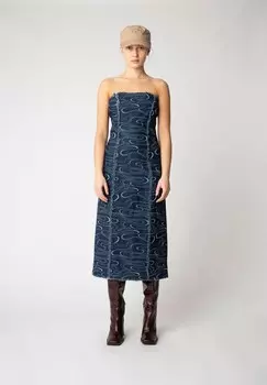 Дневное платье TACOMARS Rsum, темно-синий