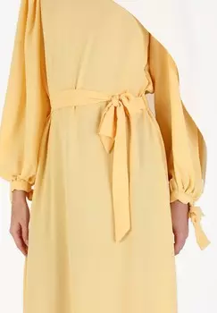 Дневное платье TAVIN Modanisa, желтый
