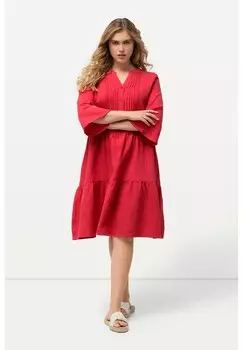 Дневное платье TIERED BELL SLEEVE Ulla Popken, светло-розовый