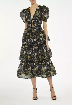 Дневное платье TIERED True Decadence, черный