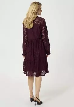 Дневное платье TILEY Cream, Бордо