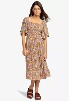 Дневное платье TROPICAL SUNSHINE Roxy, цвет brown