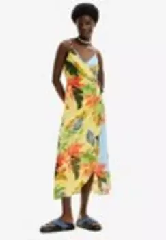 Дневное платье TROPICAL WRAP MIDI Desigual, мультиколор