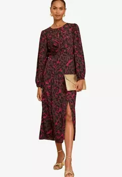 Дневное платье TWIST LONG SLEEVE REGULAR FIT Love & Roses, коричневый