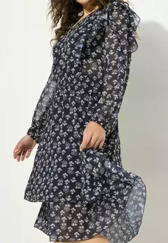 Дневное платье Ulla Popken, темно-синий