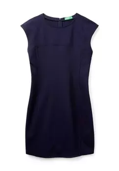 Дневное платье United Colors of Benetton, синий