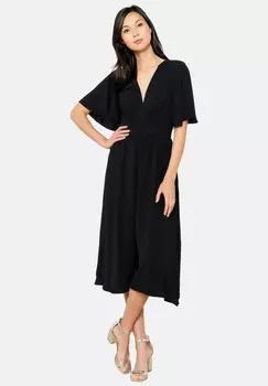 Дневное платье V-NECK MIDI LolaLiza, черный