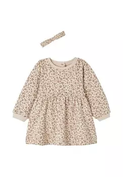 Дневное платье Vertbaudet, бежевый