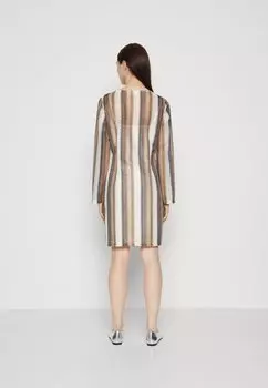 Дневное платье Viella O Neck Mini Dress VILA, кремовый