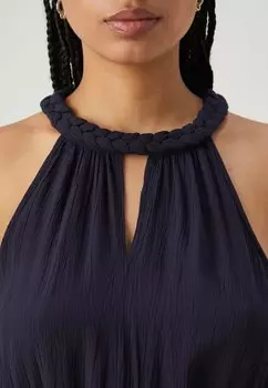 Дневное платье Vimesa Braided Short Dress VILA, темно-синий