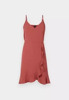 Дневное платье Vmalva Singlet Frill Mini Dress Vero Moda, красный
